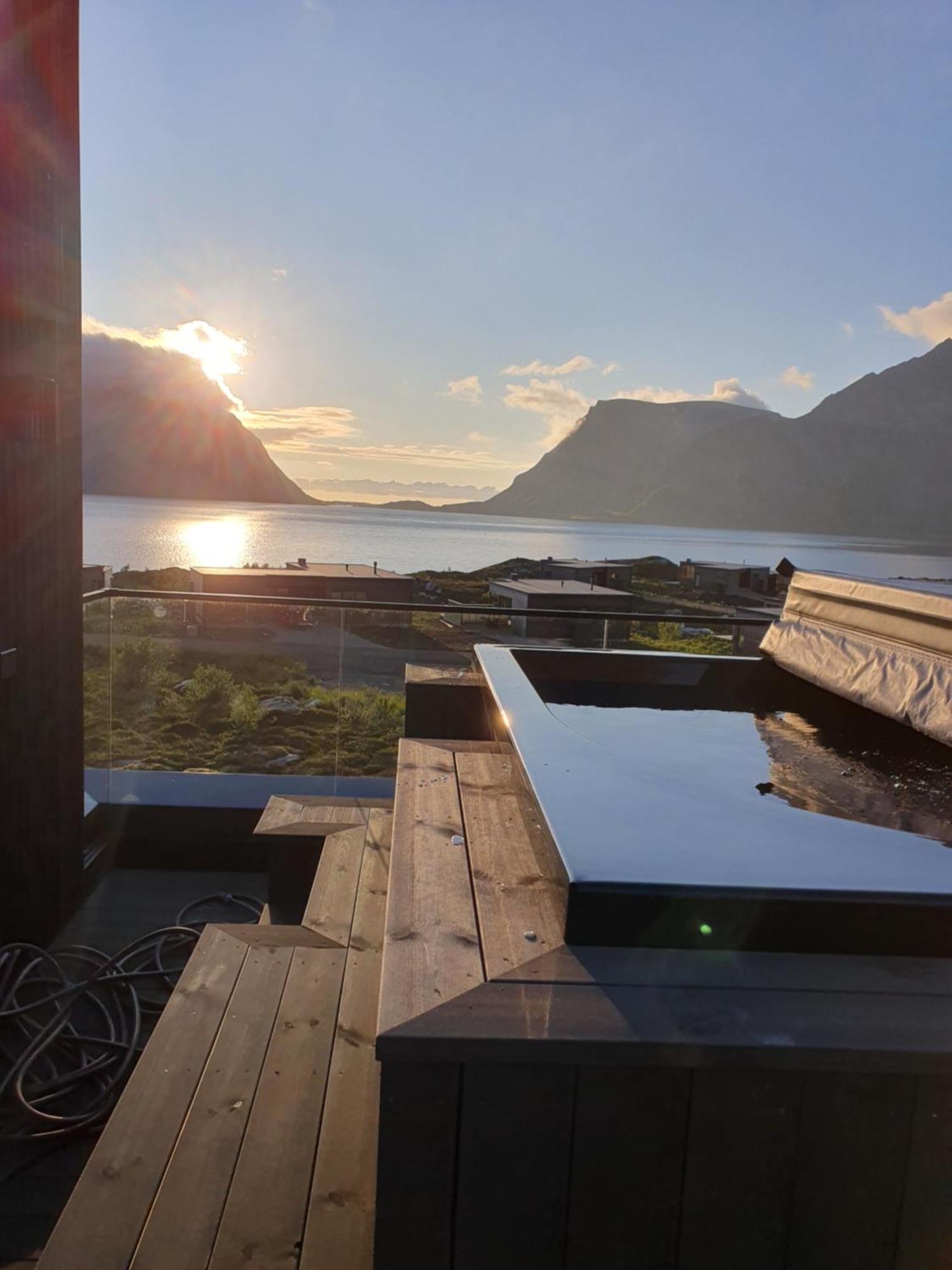 Hoda Cabin - Luxury Lodge With Jacuzzi And Sauna Lyngværet Екстериор снимка