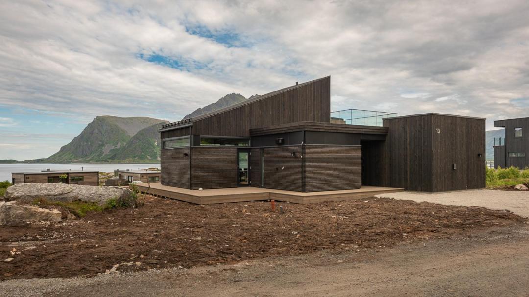 Hoda Cabin - Luxury Lodge With Jacuzzi And Sauna Lyngværet Екстериор снимка