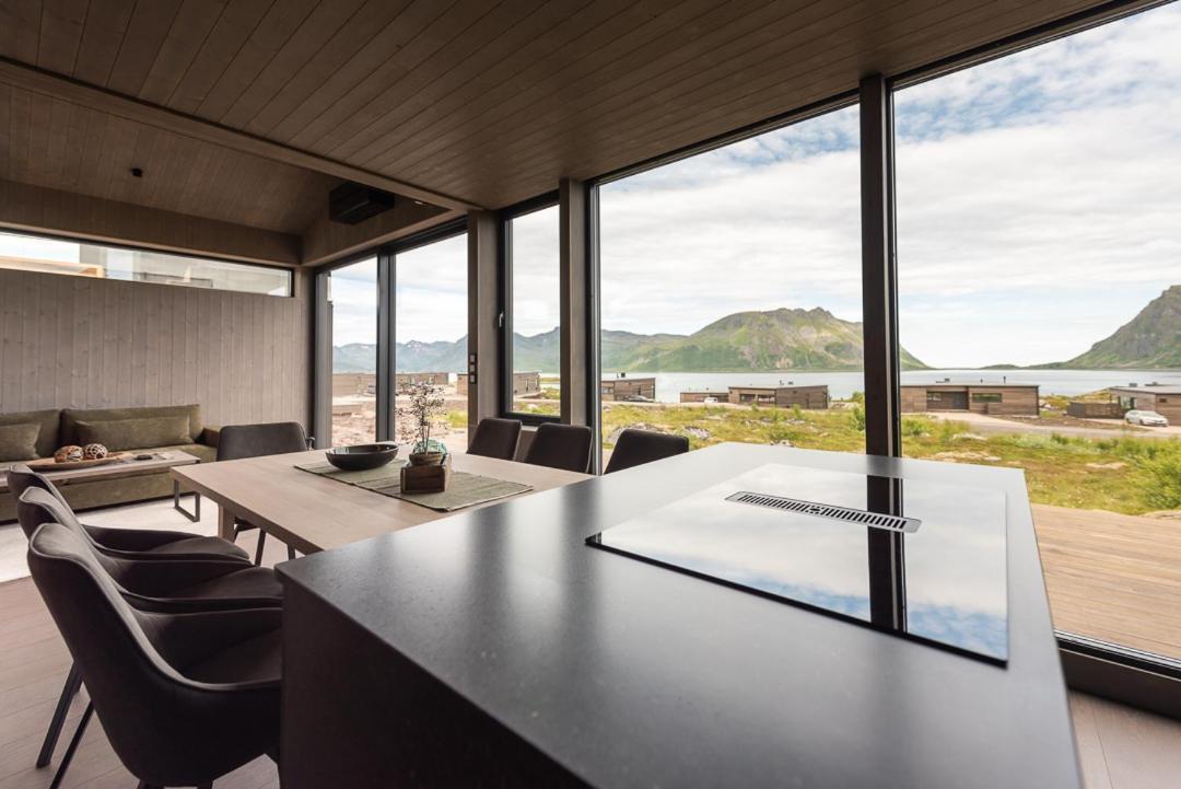 Hoda Cabin - Luxury Lodge With Jacuzzi And Sauna Lyngværet Екстериор снимка