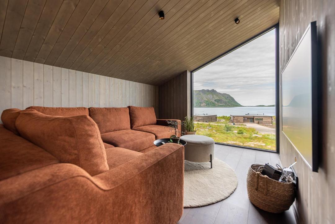 Hoda Cabin - Luxury Lodge With Jacuzzi And Sauna Lyngværet Екстериор снимка