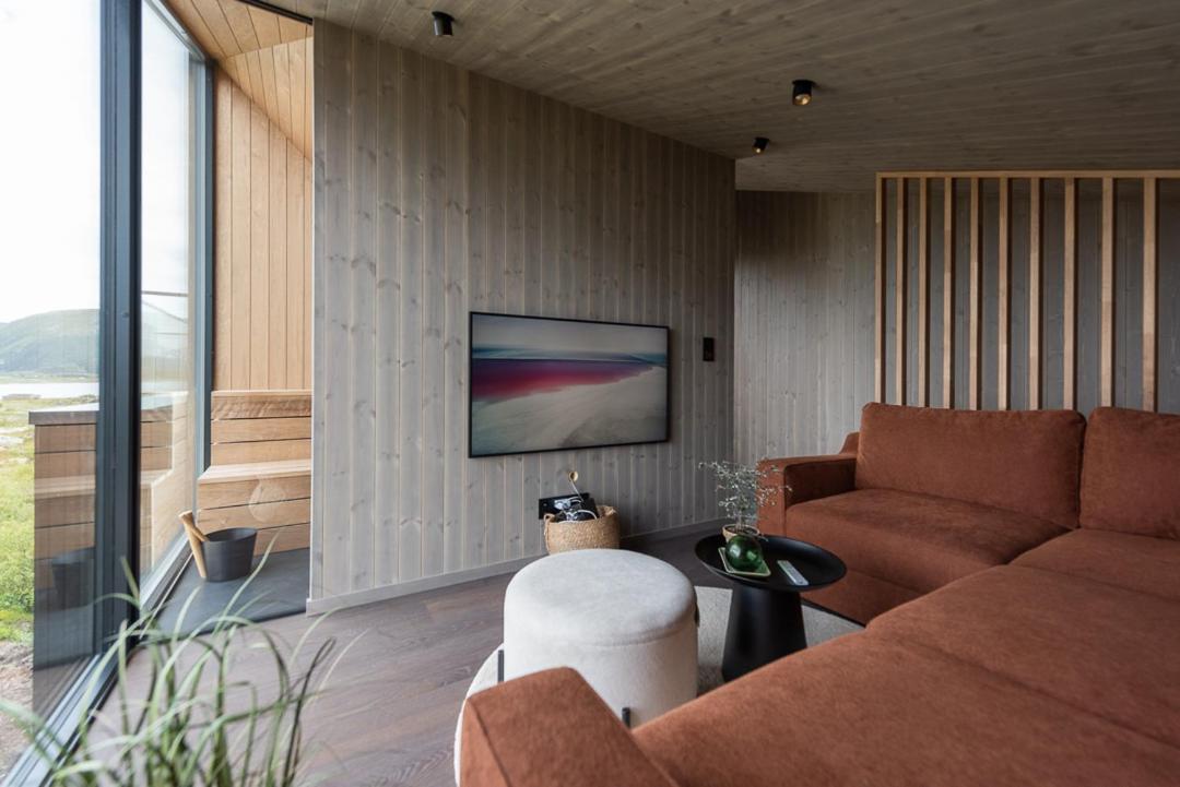 Hoda Cabin - Luxury Lodge With Jacuzzi And Sauna Lyngværet Екстериор снимка