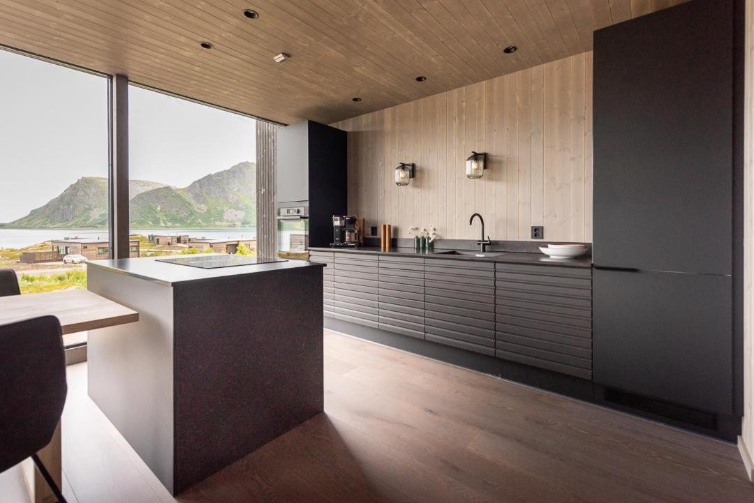 Hoda Cabin - Luxury Lodge With Jacuzzi And Sauna Lyngværet Екстериор снимка