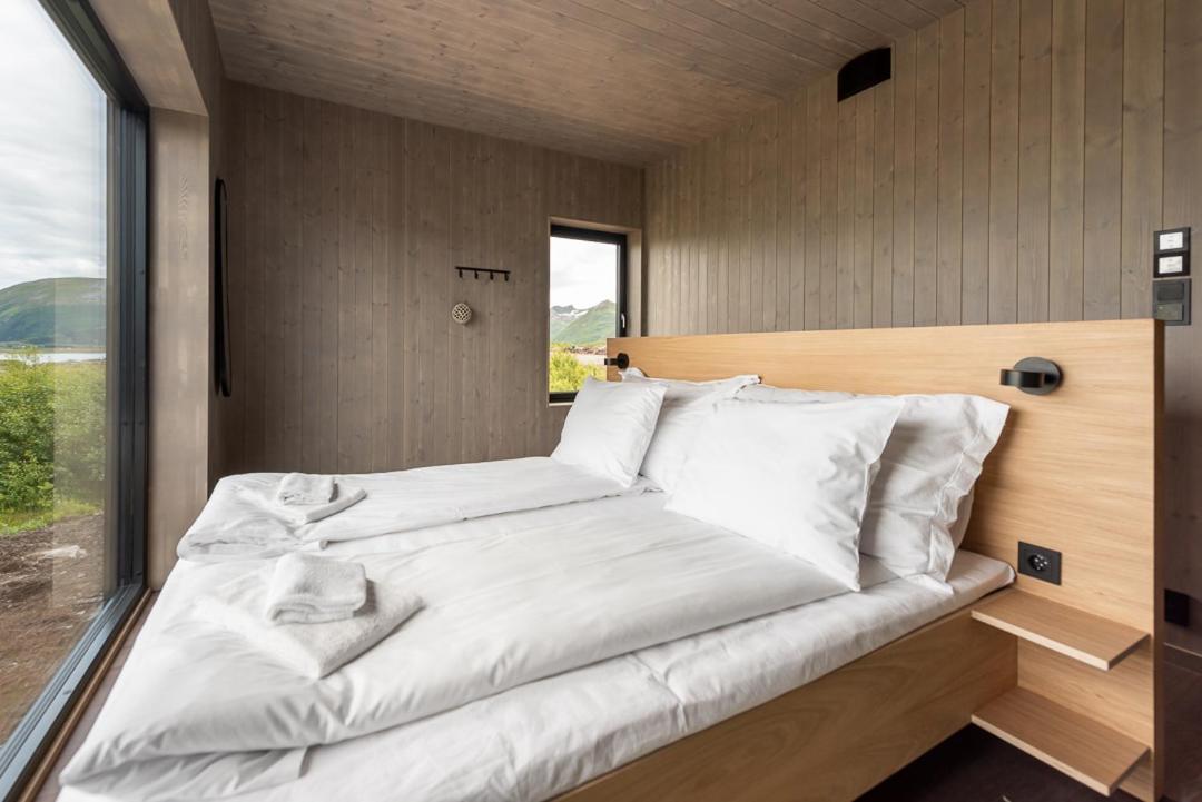 Hoda Cabin - Luxury Lodge With Jacuzzi And Sauna Lyngværet Екстериор снимка