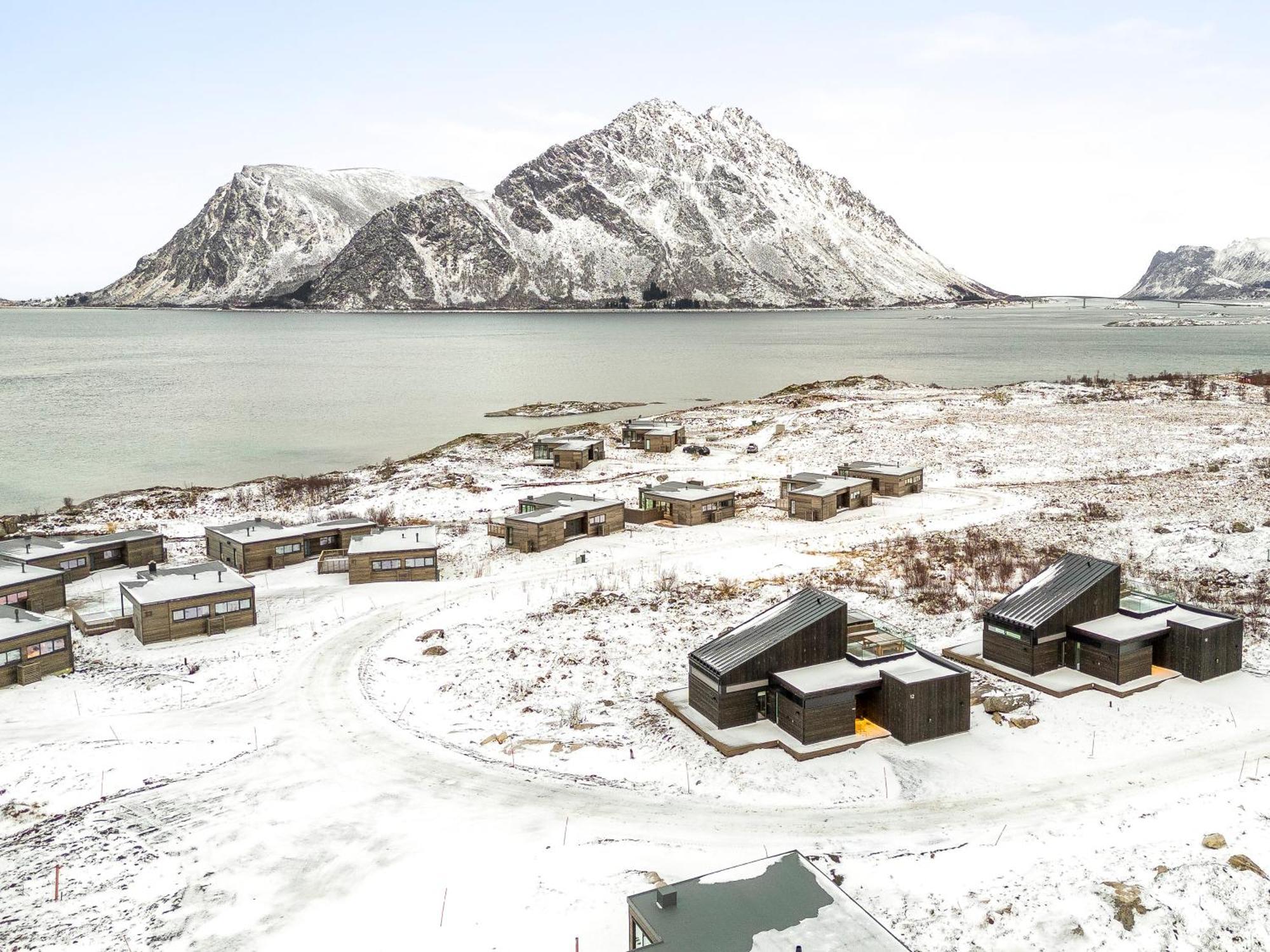 Hoda Cabin - Luxury Lodge With Jacuzzi And Sauna Lyngværet Екстериор снимка