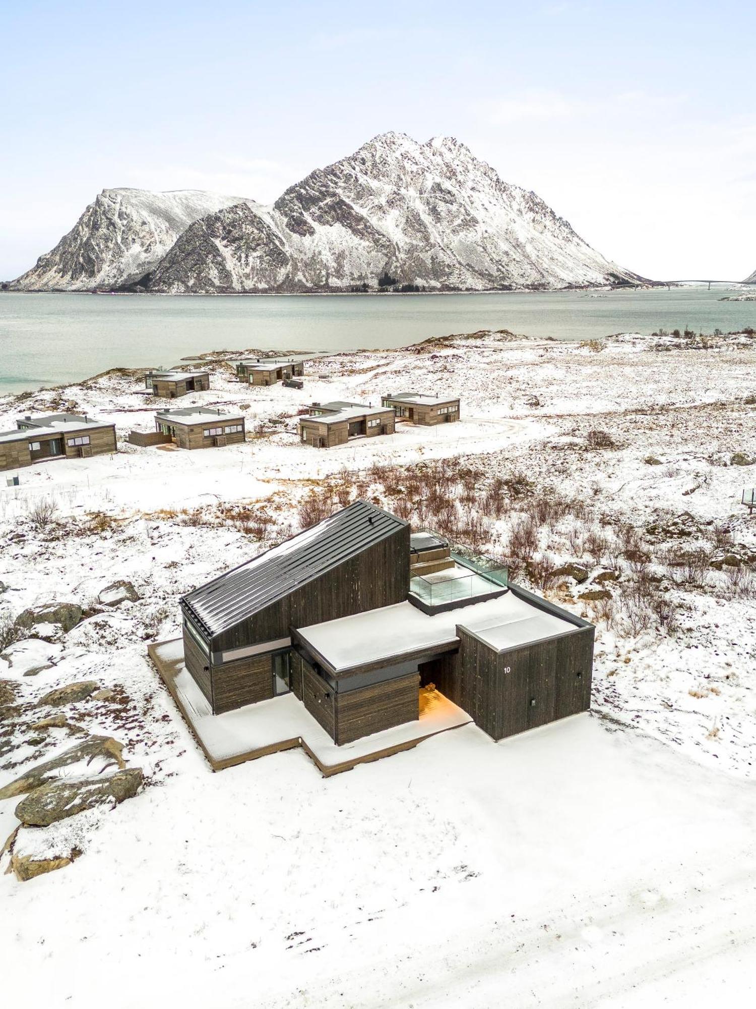 Hoda Cabin - Luxury Lodge With Jacuzzi And Sauna Lyngværet Екстериор снимка